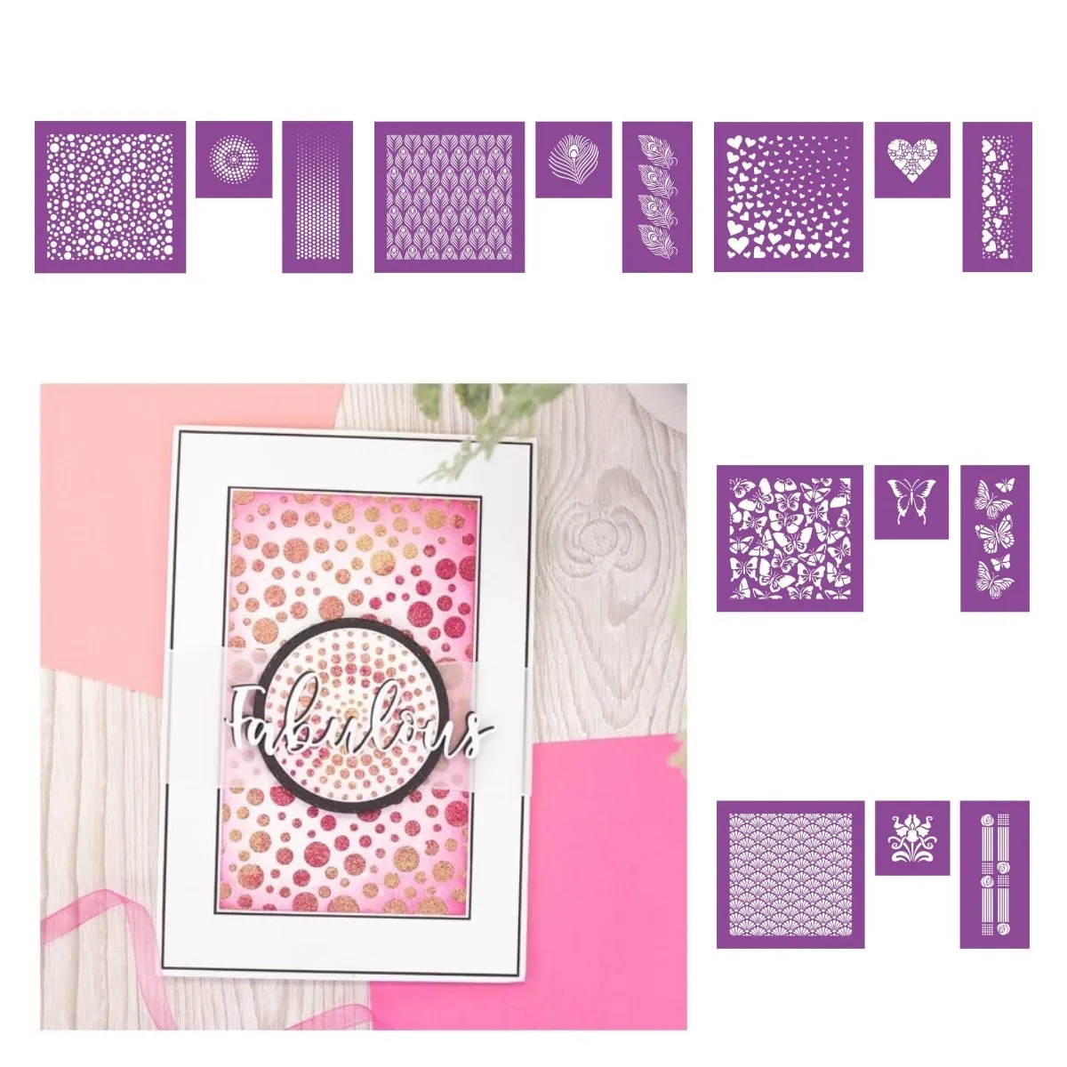 Stencil Set Spots Dots Background New Arrival 2023 Diy Molds Scrapbooking Paper Making Cuts Crafts Template Handmade Card
Stencil Set Spots Dots Background New Arrival 2023 Diy Molds Scrapbooking Paper Making Cuts Crafts Template Handmade Card