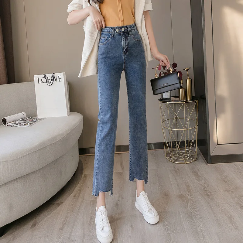 Fashion Women's Jeans Straight Lady High Waist Mom Vintage Blue Jean Denim Cargo Jeans New Streetwear Ripped Clothing 
Fashion Women's Jeans Straight Lady High Waist Mom Vintage Blue Jean Denim Cargo Jeans New Streetwear Ripped Clothing