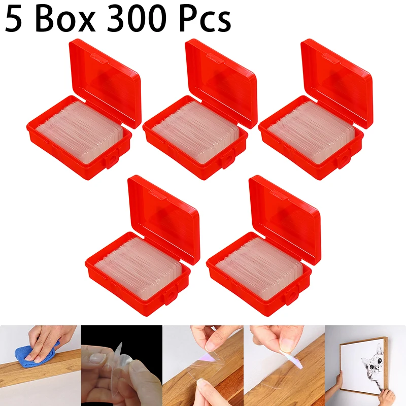 300PCS Nano Tape Sticker Super Strong Double Sided Adhesive Mounting Fixing Pad Self Adhesive Two Sides Waterproof Home Decor
300PCS Nano Tape Sticker Super Strong Double Sided Adhesive Mounting Fixing Pad Self Adhesive Two Sides Waterproof Home Decor