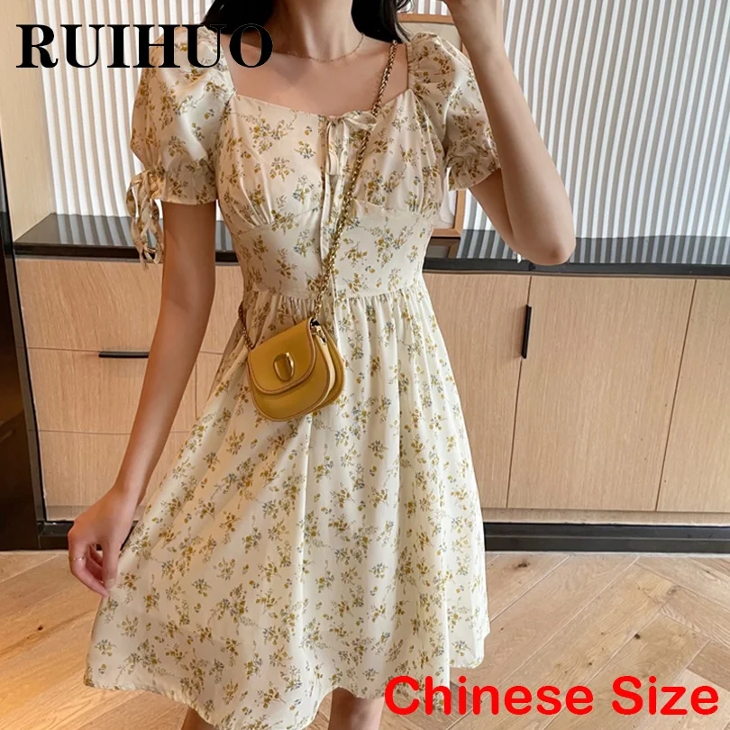 Цветочное летнее платье RUIHUO, Женская Корейская летняя одежда 2022, женское платье, элегантное китайское искусственное платье, Новое поступле...
Цветочное летнее платье RUIHUO, Женская Корейская летняя одежда 2022, женское платье, элегантное китайское искусственное платье, Новое поступле...