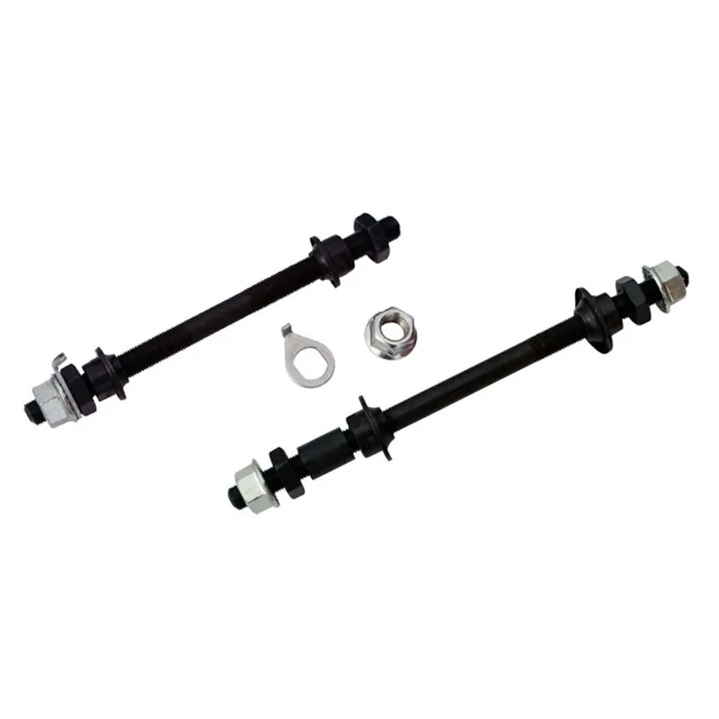 Mountain bike solid axle, ball hub solid rear axle, ball 150mm front axle, 180mm rear axle
Mountain bike solid axle, ball hub solid rear axle, ball 150mm front axle, 180mm rear axle