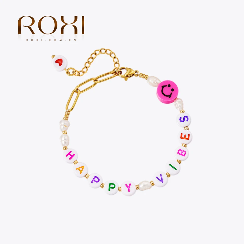 ROXI Copper Beach Random Colors Letters Chains Bracelets for Women Girls Bohemia handmade Summer Foot Jewelry Pearls Bracelet
ROXI Copper Beach Random Colors Letters Chains Bracelets for Women Girls Bohemia handmade Summer Foot Jewelry Pearls Bracelet
