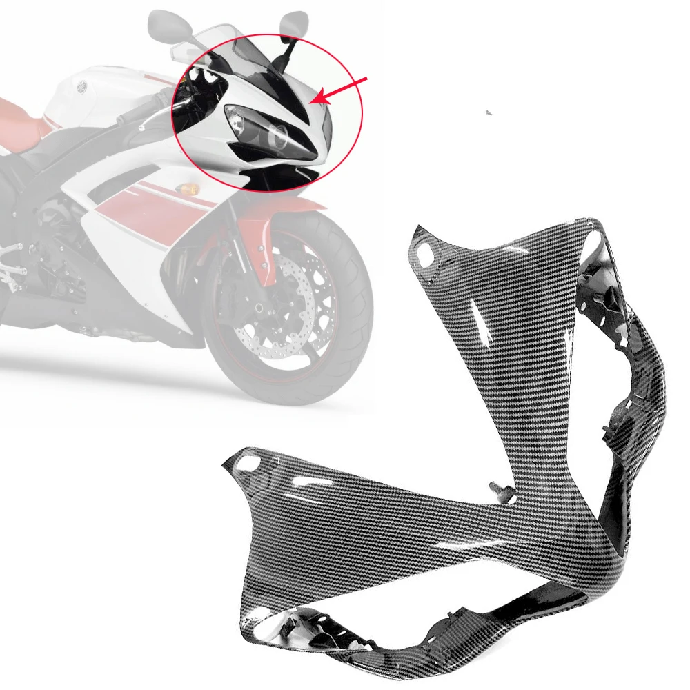 Carbon Fiber Upper Nose Hood Shroud Cover Front Turn Signal Bracket Headlight Fairing Lower Panel For YAMAHA YZF R1 2007 2008
Carbon Fiber Upper Nose Hood Shroud Cover Front Turn Signal Bracket Headlight Fairing Lower Panel For YAMAHA YZF R1 2007 2008