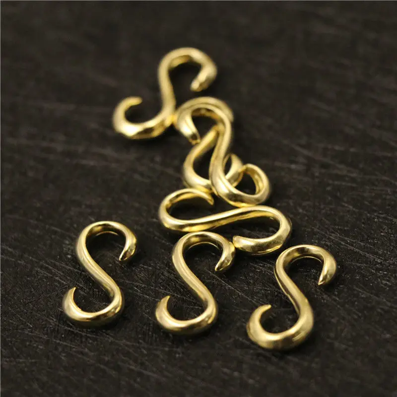1 piece Solid Brass Cast S Shape Hook Leather Craft Belt Bracelet Hardware Wallet Key Chain Fob Clip High Quality Accessories
1 piece Solid Brass Cast S Shape Hook Leather Craft Belt Bracelet Hardware Wallet Key Chain Fob Clip High Quality Accessories