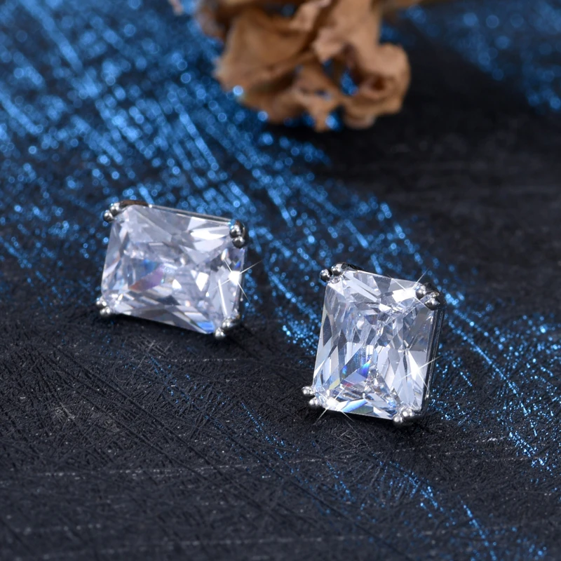 Woman Square Stud Earring Blue Zircon Earings For Women Rectangle Earring Free Shipping 2022 Fashion Women's Wedding Brides New
Woman Square Stud Earring Blue Zircon Earings For Women Rectangle Earring Free Shipping 2022 Fashion Women's Wedding Brides New