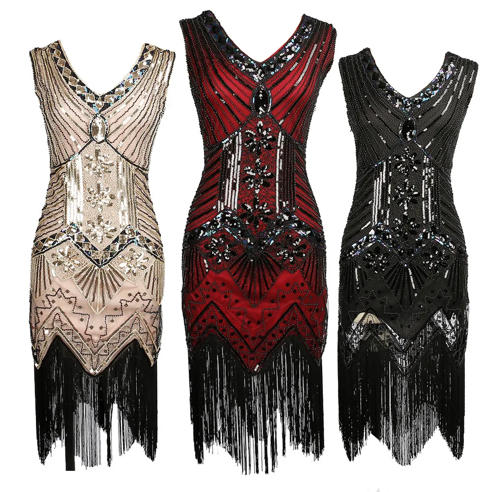 Halloween costumes, European and American embroidery party wedding dress, retro Beaded Sequin dinner dress
Halloween costumes, European and American embroidery party wedding dress, retro Beaded Sequin dinner dress