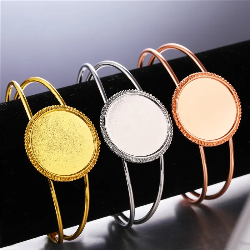 25pcs New European and American Bracelet Accessories Diy Handmade 25mm Round Time Gem Base Adjustable Size
25pcs New European and American Bracelet Accessories Diy Handmade 25mm Round Time Gem Base Adjustable Size