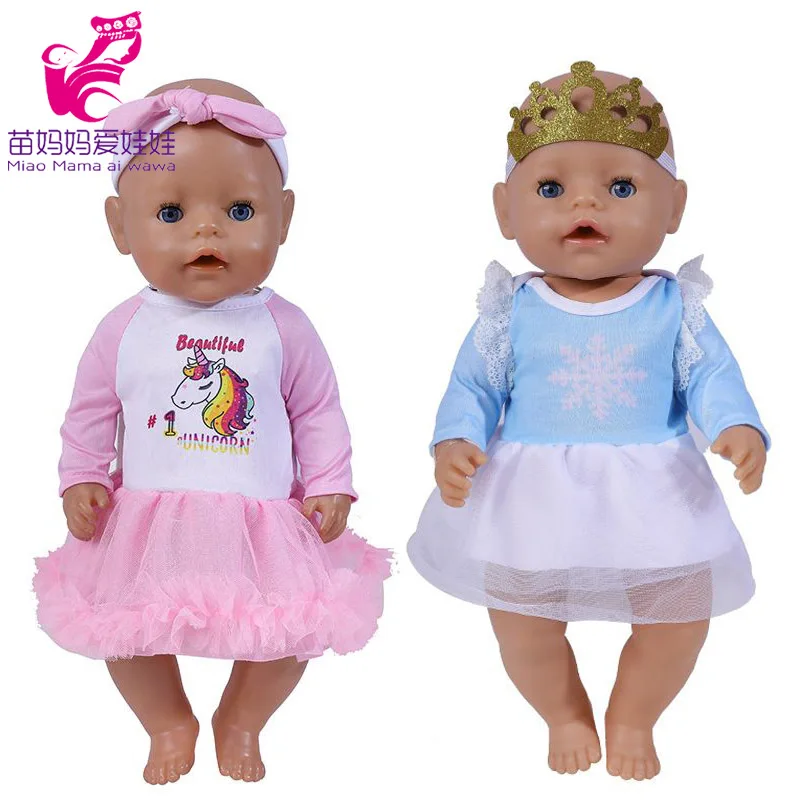 Платье BabyDoll, розовая юбка-пачка с единорогом, 17 дюймов, голубое платье Эльзы, Одежда для кукол
Платье BabyDoll, розовая юбка-пачка с единорогом, 17 дюймов, голубое платье Эльзы, Одежда для кукол