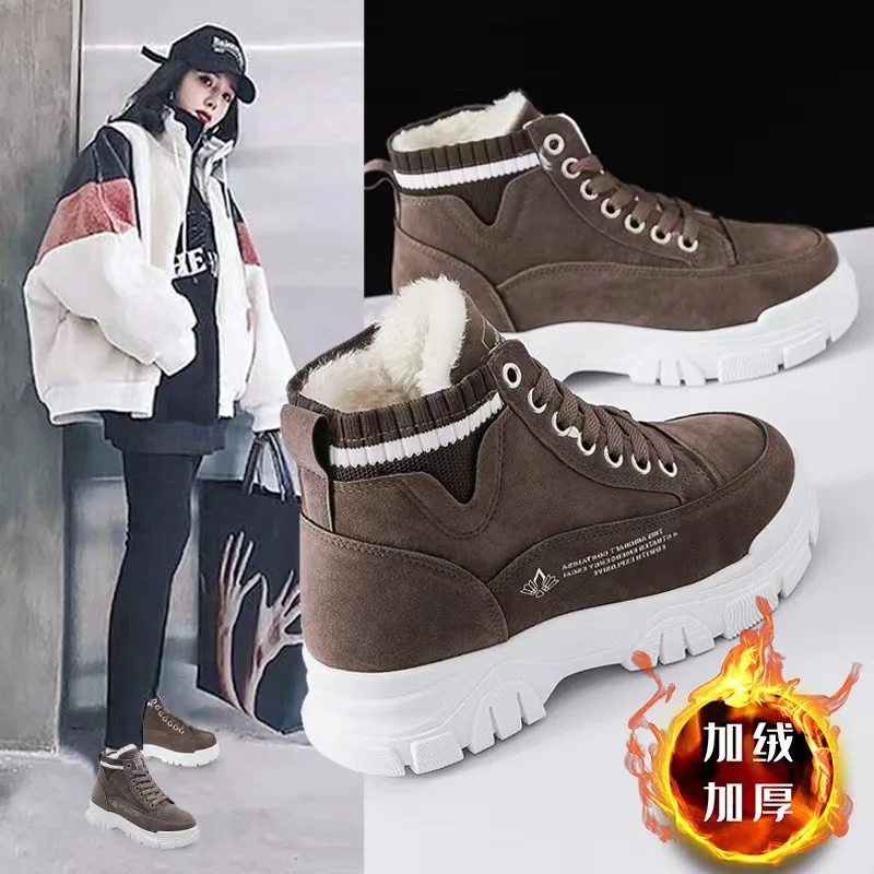 Women Platform Boots Chunky Motorcycle Genuine Leather Booties Fashion Female Height Flat Shoes Ladies Botas Combat Large Size
Women Platform Boots Chunky Motorcycle Genuine Leather Booties Fashion Female Height Flat Shoes Ladies Botas Combat Large Size
