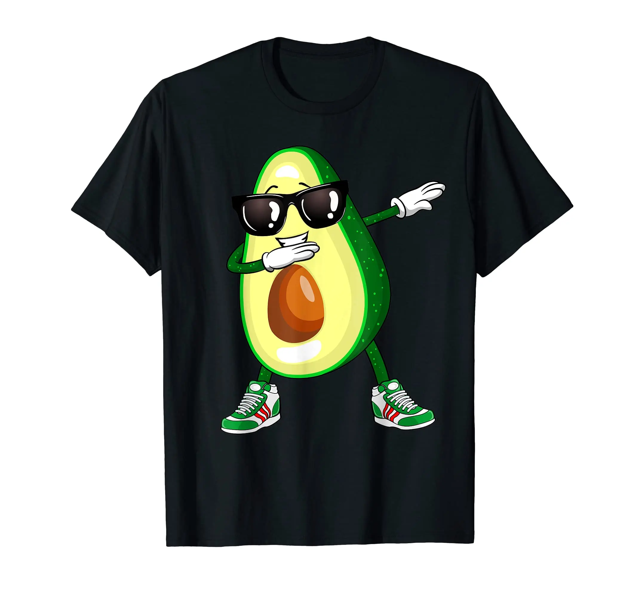 

100% Cotton Dabbing Avocado Shirt Funny Vegan Food Lover Tee Kids Women T-Shirt MEN WOMEN UNISEX T Shirts Size S-6XL