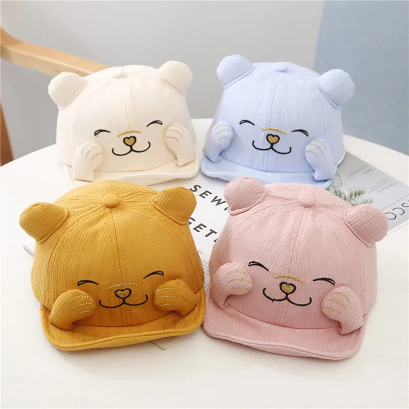 Cartoon Bear Embroidered Kids Baseball Caps Soft Brim Cotton Lovely Baby Sun Hat Cute Boys Girls Outdoor Visor Hats 46-50cm
Cartoon Bear Embroidered Kids Baseball Caps Soft Brim Cotton Lovely Baby Sun Hat Cute Boys Girls Outdoor Visor Hats 46-50cm