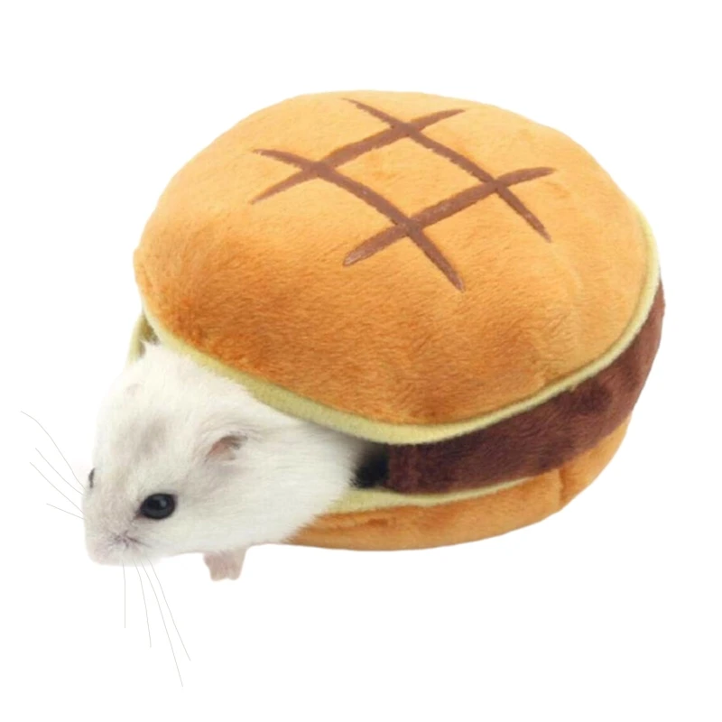 Small Animal Warm Bed Comfortable House Burger Shaped Playground Cage Nest for Sugar Glider Hamster 3.15x2.36 Inches
Small Animal Warm Bed Comfortable House Burger Shaped Playground Cage Nest for Sugar Glider Hamster 3.15x2.36 Inches