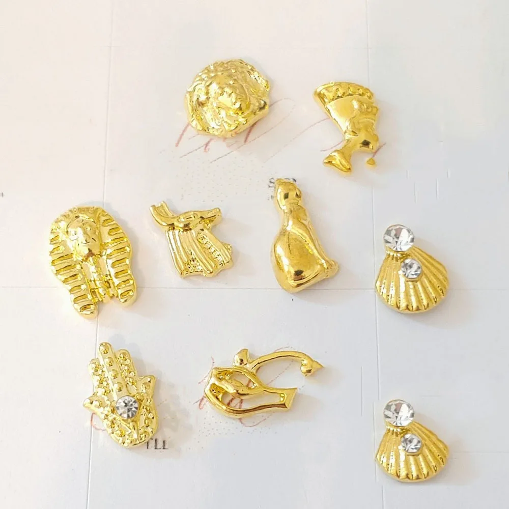 10pcs Egyptian Queen / Nefertiti / Gold Egyptian pharaoh Cleopatra alloy charm for nail art Decor Nail Art Charm Egyptian Queen
10pcs Egyptian Queen / Nefertiti / Gold Egyptian pharaoh Cleopatra alloy charm for nail art Decor Nail Art Charm Egyptian Queen