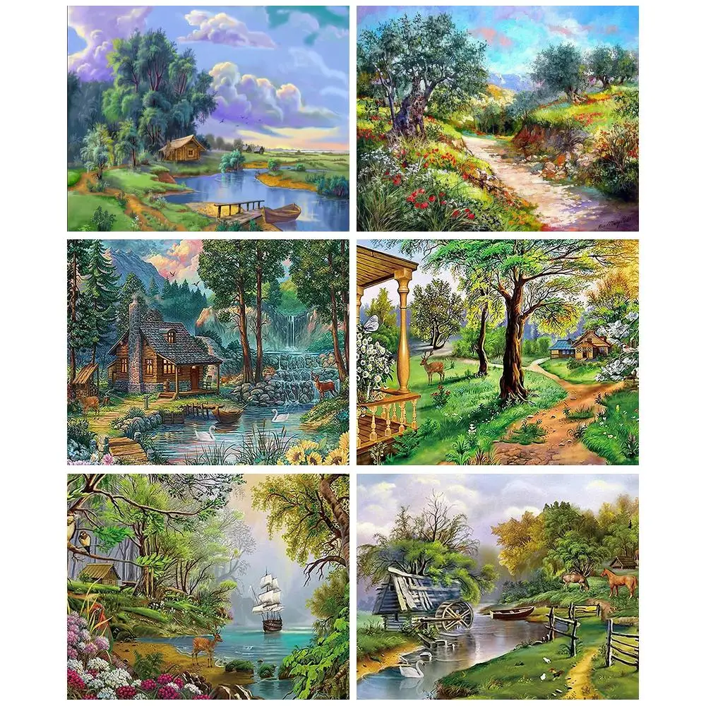 CHENISTORY Diamond Painting House Scenery Diamond Mosaic Spring Diamond Embroidery Full Round Drill Diamond Embroidery Decor
CHENISTORY Diamond Painting House Scenery Diamond Mosaic Spring Diamond Embroidery Full Round Drill Diamond Embroidery Decor