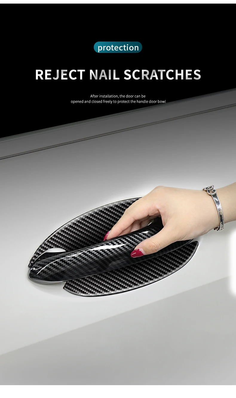 For BMW Car Side Door Handle Frame Cover Trim Handle Frame stickers 3 5 Series G20 G28 G30 G38 X3X4X5X6X7 G05 G06 G07 Accessorie
For BMW Car Side Door Handle Frame Cover Trim Handle Frame stickers 3 5 Series G20 G28 G30 G38 X3X4X5X6X7 G05 G06 G07 Accessorie