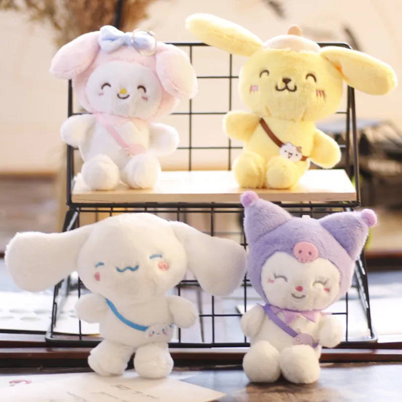 Kawaii Sanrio Plush Pendant Kuromi My Melod Cute Backpack Ornament Cinnamoroll Hellokitty Cartoon Anime Figure Girl Gift
Kawaii Sanrio Plush Pendant Kuromi My Melod Cute Backpack Ornament Cinnamoroll Hellokitty Cartoon Anime Figure Girl Gift