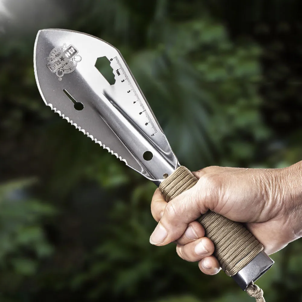 Portable Garden Detector Shovels Stainless Steel Weeder Sawtooth Hex Wrench Ruler Soil Raising Flowers Transplanter Tools
Portable Garden Detector Shovels Stainless Steel Weeder Sawtooth Hex Wrench Ruler Soil Raising Flowers Transplanter Tools