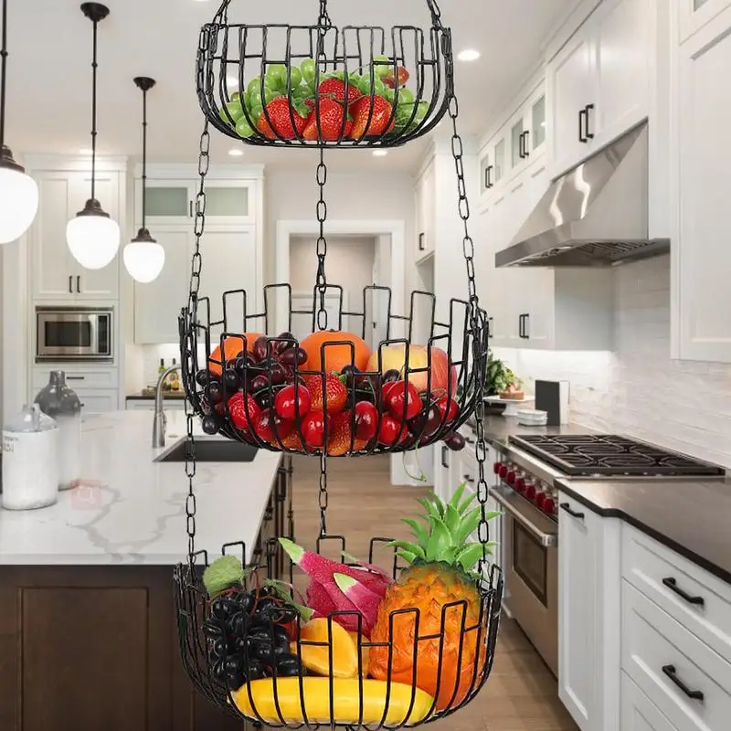 Hangings Fruit Metal Wire Basket Vegetable Storage Organizer Heavy Duty Fruit Holder Home Kitchen Decoration Accessories
Hangings Fruit Metal Wire Basket Vegetable Storage Organizer Heavy Duty Fruit Holder Home Kitchen Decoration Accessories