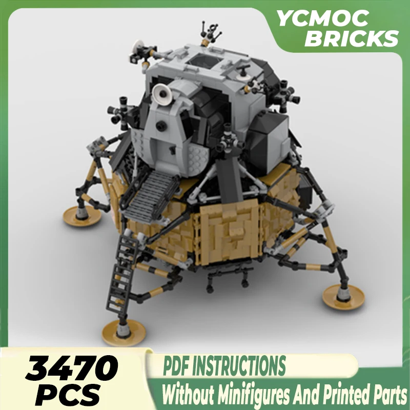 Конструктор Moc, авиационная модель, лунный модуль Apollo, технические кубики, сборка своими руками, Детский конструктор, праздничные подарки
Конструктор Moc, авиационная модель, лунный модуль Apollo, технические кубики, сборка своими руками, Детский конструктор, праздничные подарки