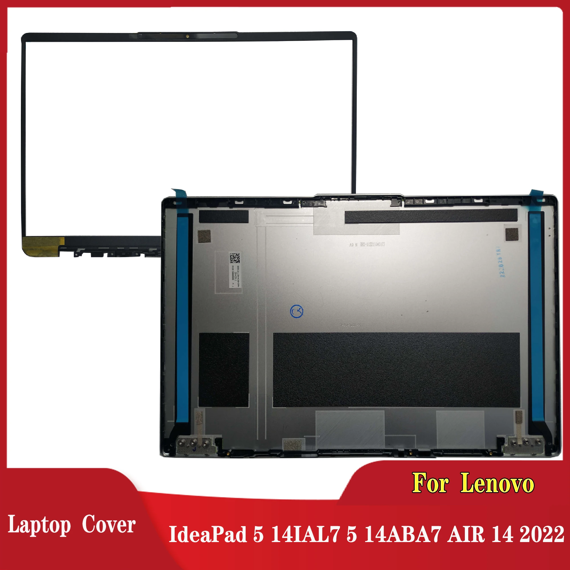 Новый ЖК-чехол для ноутбука/Передняя панель для Lenovo IdeaPad 5 14IAL7 5 14ABA7 AIR 14 2022 AM3KI000800 AP3SS000110
Новый ЖК-чехол для ноутбука/Передняя панель для Lenovo IdeaPad 5 14IAL7 5 14ABA7 AIR 14 2022 AM3KI000800 AP3SS000110