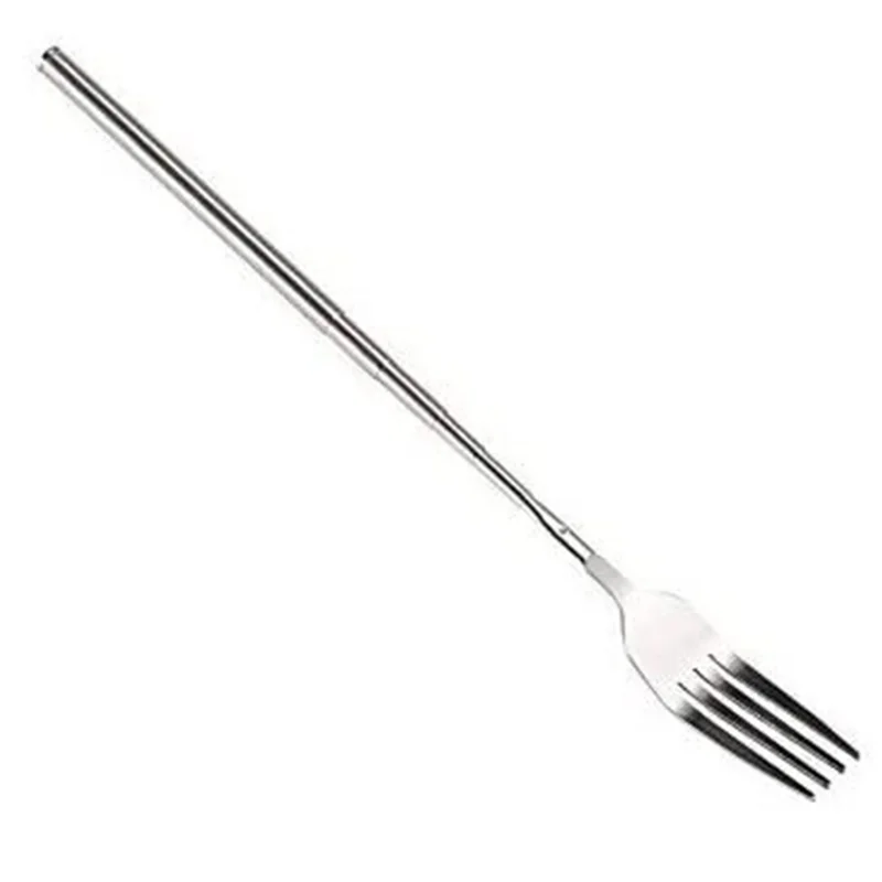 

Telescopic Fork Scalable Meat Vegetable Forks In Stainless Steel Kitchen Utility Gadgets For Barbecue Camping Family Gathering