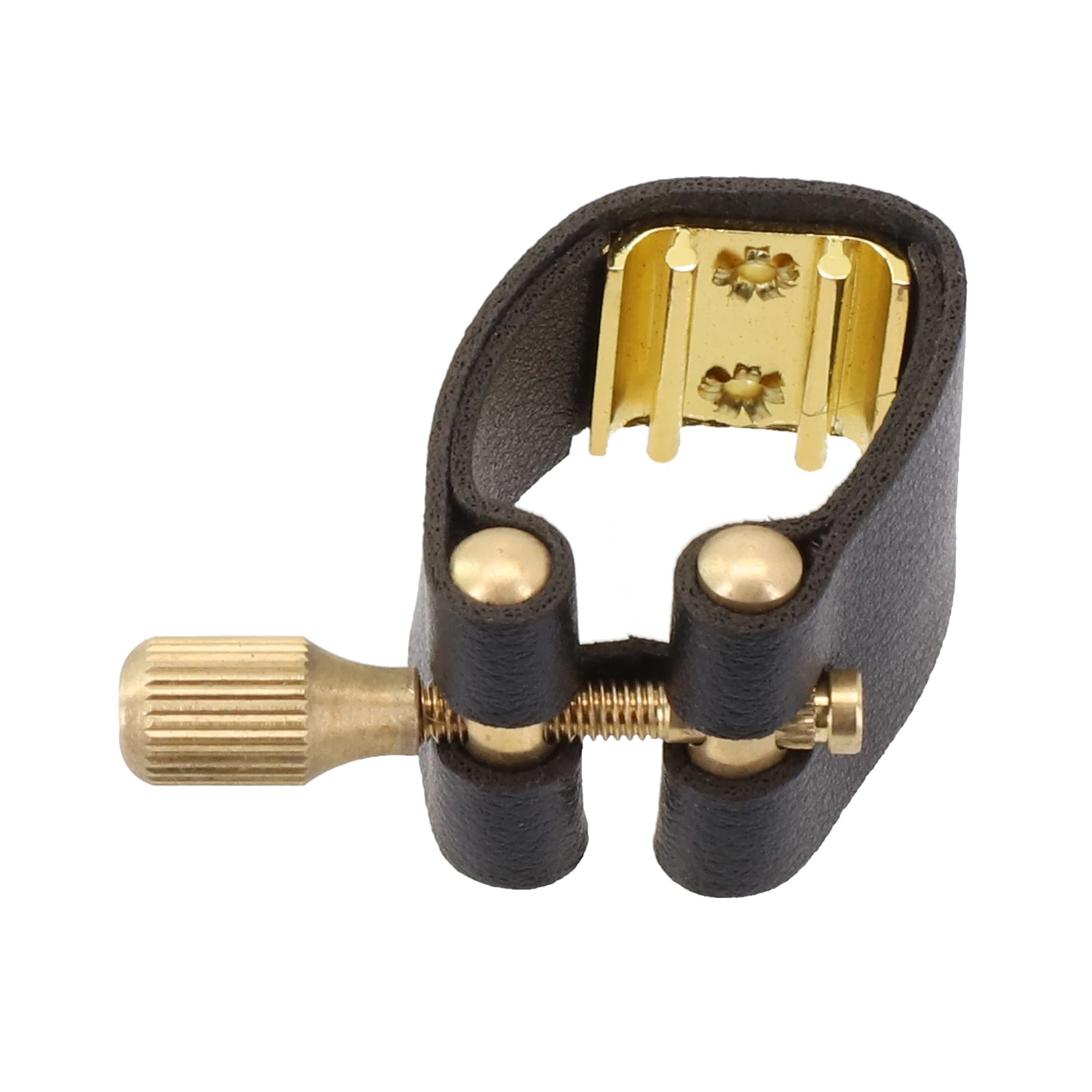 For Alto Sax Saxophone Ligature Accessories Black Clip Fastener Ligatures PU Leather+Metal Practical Brand New
For Alto Sax Saxophone Ligature Accessories Black Clip Fastener Ligatures PU Leather+Metal Practical Brand New