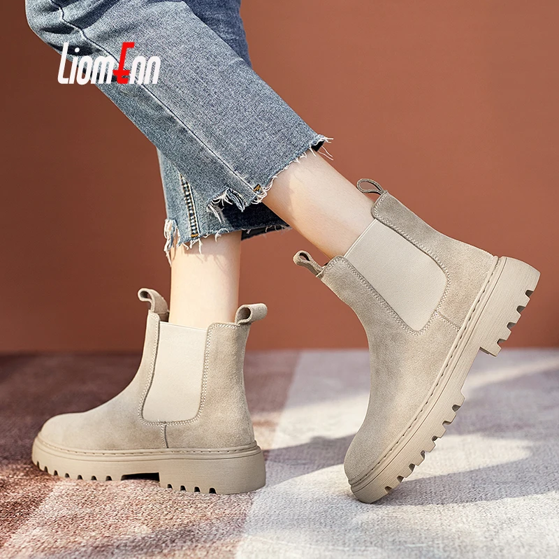 Chunky Chelsea Boots Women Autumn Winter 2022 New Cow Suede Platform Ankle Boots For Women Ladies Short Fur Shoes Female Black
Chunky Chelsea Boots Women Autumn Winter 2022 New Cow Suede Platform Ankle Boots For Women Ladies Short Fur Shoes Female Black