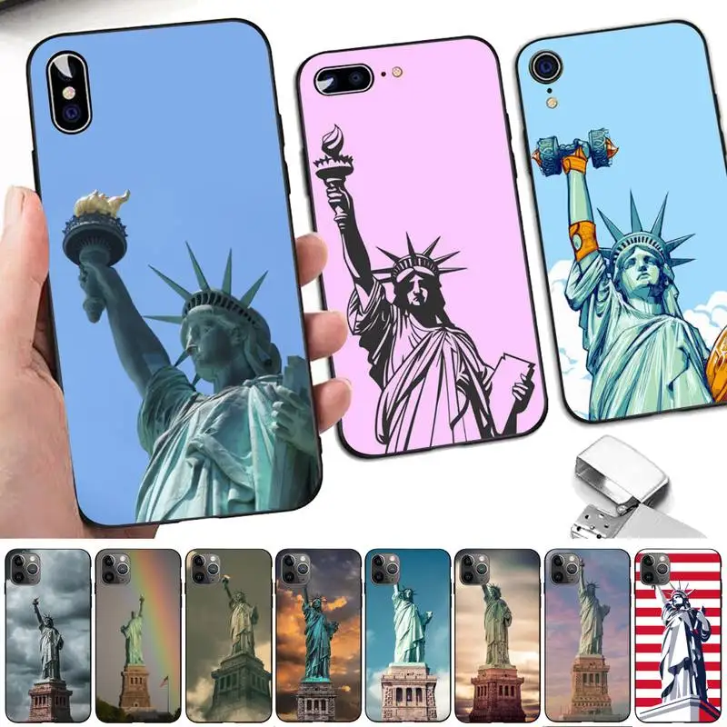 LVTLV Statue Of Liberty Phone Case for iPhone 11 12 13 mini pro XS MAX 8 7 6 6S Plus X 5S SE 2020 XR cover
LVTLV Statue Of Liberty Phone Case for iPhone 11 12 13 mini pro XS MAX 8 7 6 6S Plus X 5S SE 2020 XR cover