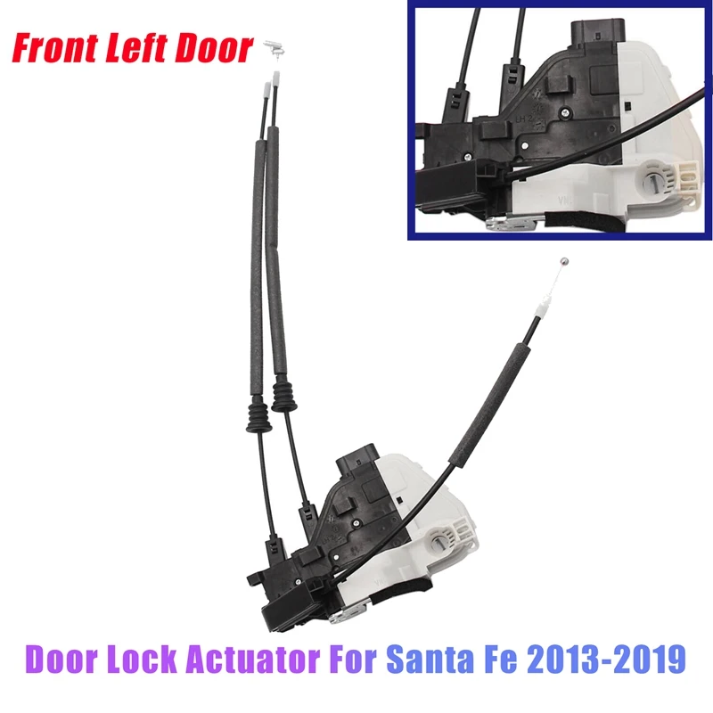 For Hyundai Santa Fe 2.0L 2.4L 3.3L 2013-2019 Door Lock Actuator Latch Motor Release Front Left Driver Side 81310-2W010
For Hyundai Santa Fe 2.0L 2.4L 3.3L 2013-2019 Door Lock Actuator Latch Motor Release Front Left Driver Side 81310-2W010