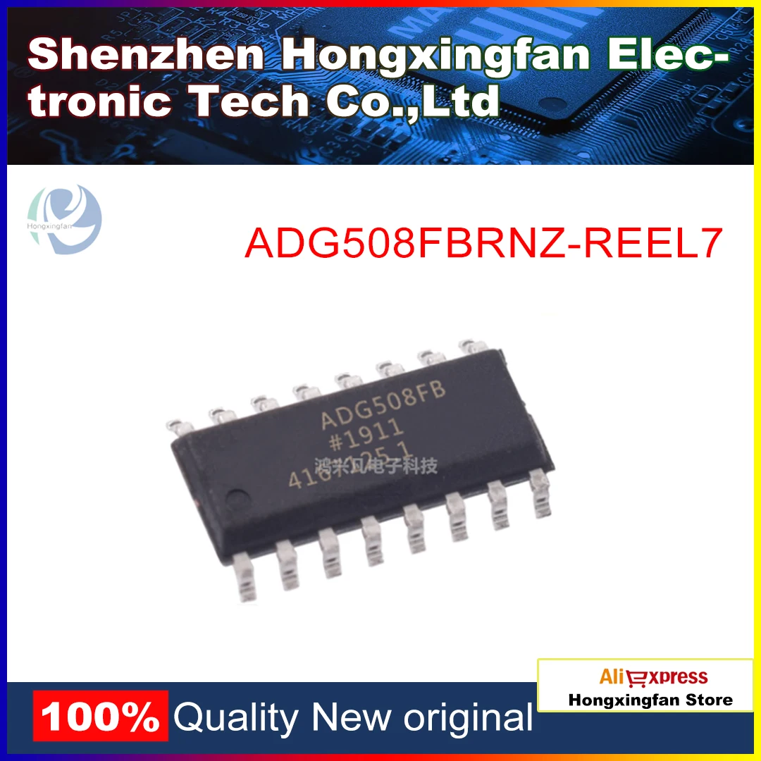 1 шт ADG508FBRNZ-REEL7 аналоговый переключатель/мультиплексор 8X1 IC чип SOIC-16 интегральная схема
1 шт ADG508FBRNZ-REEL7 аналоговый переключатель/мультиплексор 8X1 IC чип SOIC-16 интегральная схема