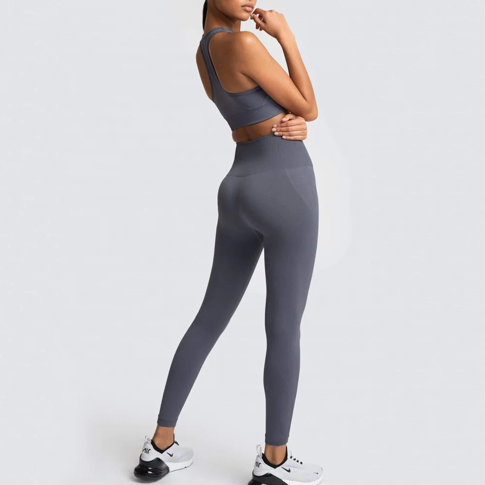 2 Pieces Set Women's Seamless Yoga Set Workout Hip Lift Tight Sportswear Gym Clothing Fitness High Waist Leggings Crop Top
2 Pieces Set Women's Seamless Yoga Set Workout Hip Lift Tight Sportswear Gym Clothing Fitness High Waist Leggings Crop Top