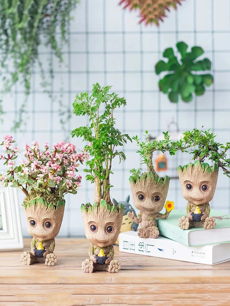 Flower Pot Baby Groot Creative Home Decoration Accessories Pen Holder Cute Tree Flower Home Gardening Supplies Bird Nest Treant
Flower Pot Baby Groot Creative Home Decoration Accessories Pen Holder Cute Tree Flower Home Gardening Supplies Bird Nest Treant