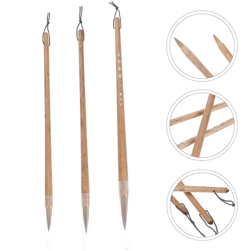 Brush Pendrawing Writing Calligraphy Painting Chinese Japanese Sumi Watercolor Fudenosukekanji Handle Wood Water Ink China Set
Brush Pendrawing Writing Calligraphy Painting Chinese Japanese Sumi Watercolor Fudenosukekanji Handle Wood Water Ink China Set