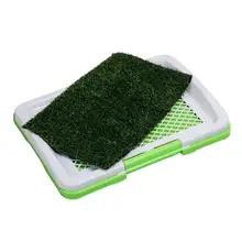 Puppy Potty Grass Mat Grass Pad For Dog Putty 3 Layers Dog Pet Toilet Training Pad Pet Artificial Grass Lawn Toilet Turf