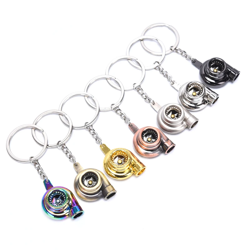 Mini Turbo Turbocharger Keychain Spinning Turbine Key Chain Ring Metal Keyring Creative Gifts
Mini Turbo Turbocharger Keychain Spinning Turbine Key Chain Ring Metal Keyring Creative Gifts