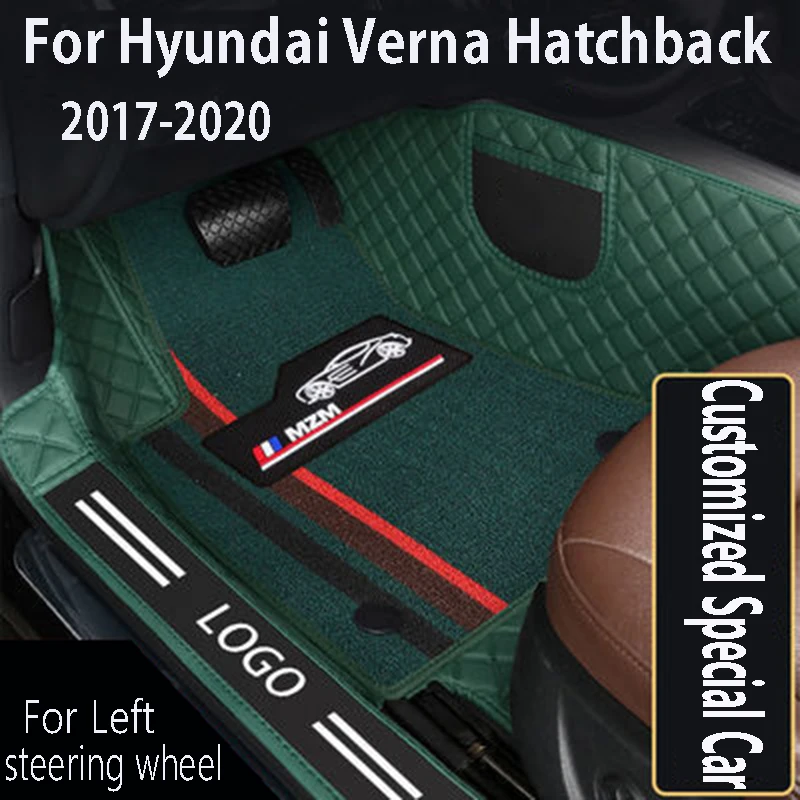 Автомобильные коврики для хэтчбека Hyundai Verna 2020 2017, аксессуары, водонепроницаемые коврики, коврики для салона, накладки на ножки
Автомобильные коврики для хэтчбека Hyundai Verna 2020 2017, аксессуары, водонепроницаемые коврики, коврики для салона, накладки на ножки