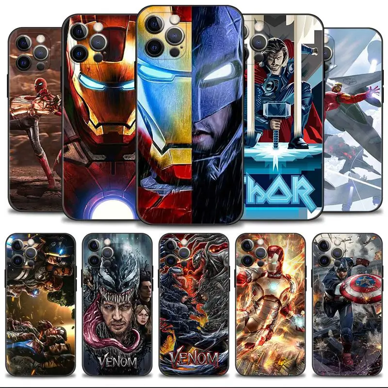 Phone Shell For Apple iPhone 14 13 12 11 Pro Max 13 12 Mini XS Max XR X 7 8 Plus Silicone Case Marvel Iron Man Hulk
Phone Shell For Apple iPhone 14 13 12 11 Pro Max 13 12 Mini XS Max XR X 7 8 Plus Silicone Case Marvel Iron Man Hulk