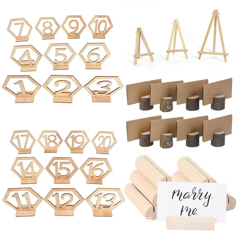 1set Wedding Party Decor Table Number Signs Wooden Memo Holder For Engagement Birthday Party Events Catering Decor Supplies
1set Wedding Party Decor Table Number Signs Wooden Memo Holder For Engagement Birthday Party Events Catering Decor Supplies