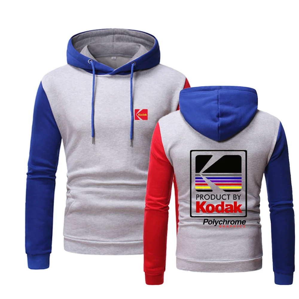 Kodak Men Autumn And Spring Printing College Movement Hoodies Printing Splicing Top Hooded Clothing
Kodak Men Autumn And Spring Printing College Movement Hoodies Printing Splicing Top Hooded Clothing