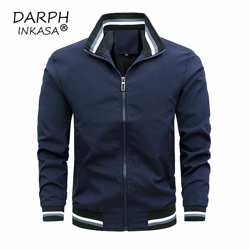 Spring Autumn Bomber Jacket Men Fashion Casual Zip Stand Collar Baseball Jacket Men Outdoor Solid Color Men Jacket Windbreaker
Spring Autumn Bomber Jacket Men Fashion Casual Zip Stand Collar Baseball Jacket Men Outdoor Solid Color Men Jacket Windbreaker