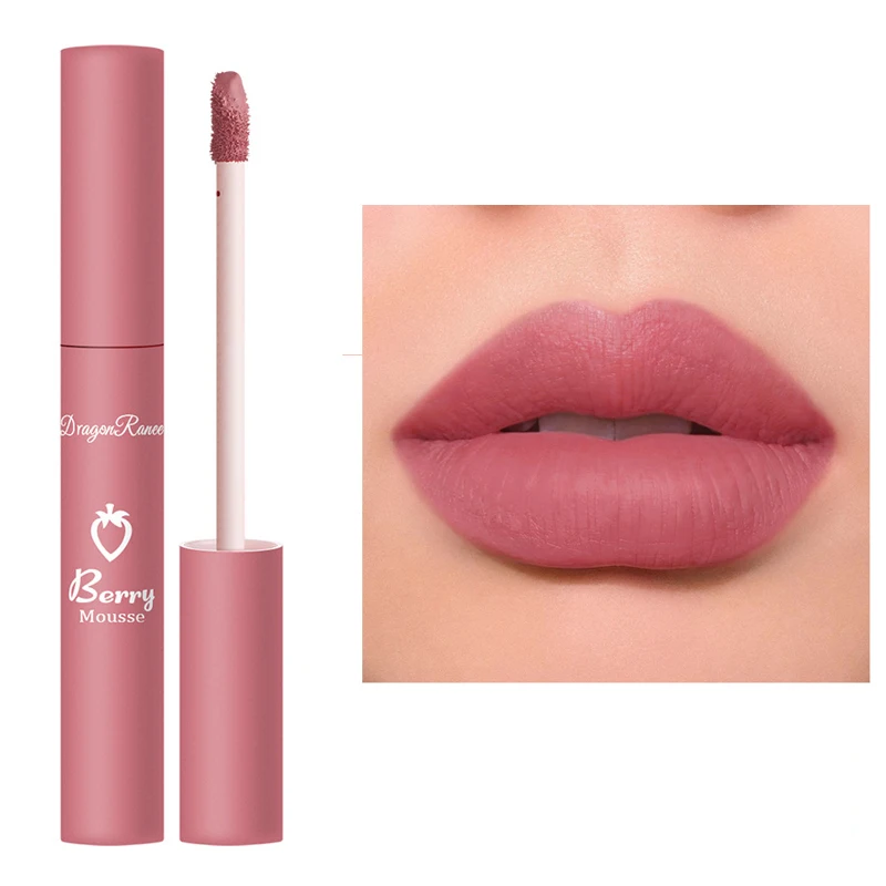 

12 Colors Matte Lip Gloss Waterproof Lasting Non Sticky Cup Lip Glaze Non-fading Velvet Sexy Liquid Lipstick Women Lips Makeup