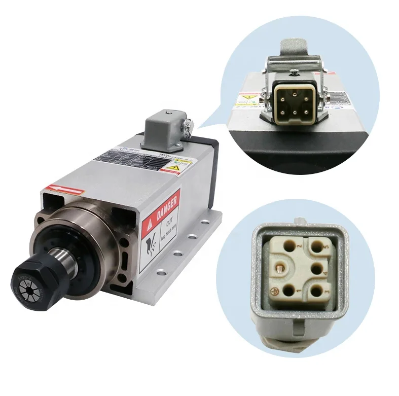 China Wholesale Low Price Square Shape lathe machine 2.2kw 220v/380v CNC Air Cooled Spindle Motor ER20 With Flange
China Wholesale Low Price Square Shape lathe machine 2.2kw 220v/380v CNC Air Cooled Spindle Motor ER20 With Flange