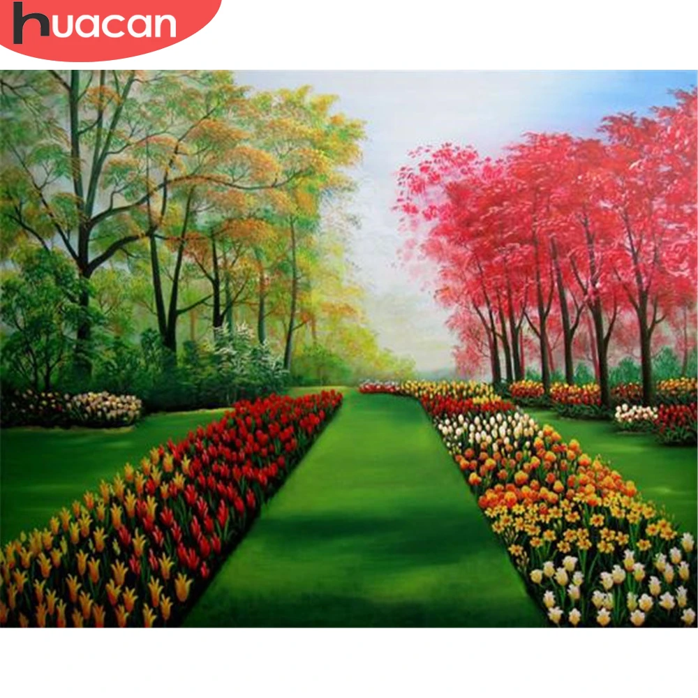 HUACAN Paint By Number Garden Landscape Handpainted Wall Art DIY Frame Flower Tree Drawing On Canvas Home Decoration 75x60cm
HUACAN Paint By Number Garden Landscape Handpainted Wall Art DIY Frame Flower Tree Drawing On Canvas Home Decoration 75x60cm
