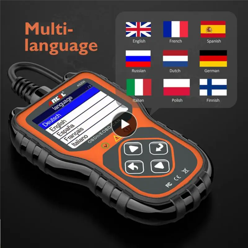 229g Multifunctional Automotive Car Scanner Easy To Operate Car Diagnostic Scanner Durable Ancel As100 Obd2 Scanner Car Supplies
229g Multifunctional Automotive Car Scanner Easy To Operate Car Diagnostic Scanner Durable Ancel As100 Obd2 Scanner Car Supplies