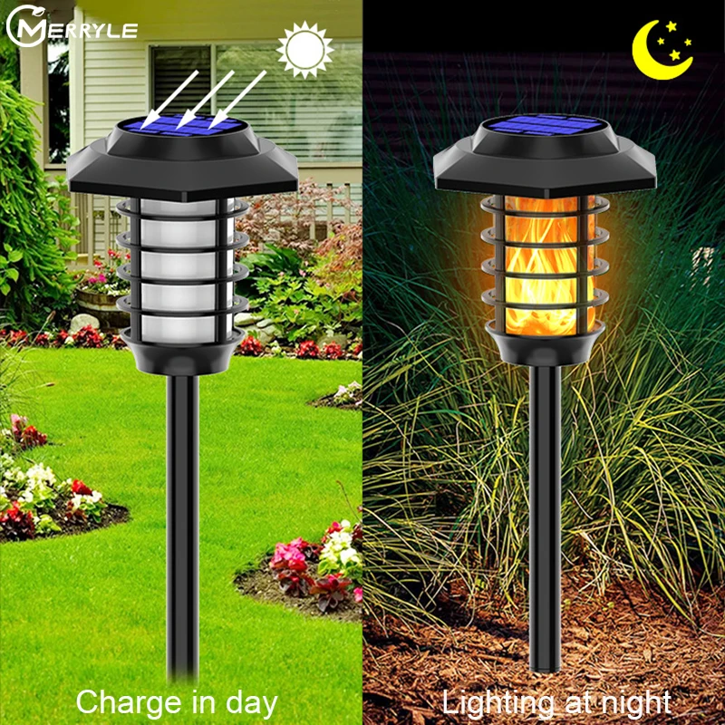Outdoor Waterproof Solar Lamp Decor Garden Yard Lawn Walkway Corridor Solar Panel Light 2 In 1solar Flame Lamp AUTO ON/OFF
Outdoor Waterproof Solar Lamp Decor Garden Yard Lawn Walkway Corridor Solar Panel Light 2 In 1solar Flame Lamp AUTO ON/OFF