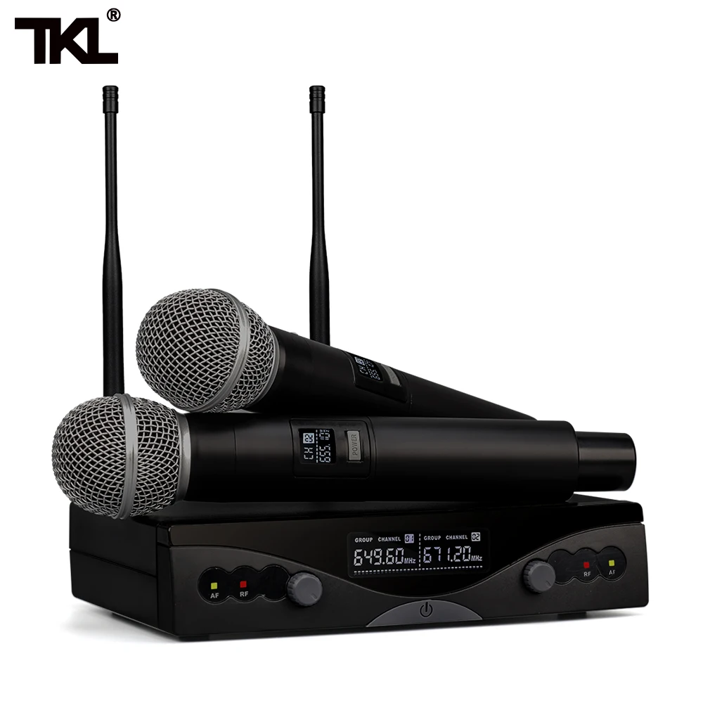 K30 Wireless Microphone Handheld Professional Dual Channels UHF Dynamic Mic For Karaoke Wedding Party Band Church Show
K30 Wireless Microphone Handheld Professional Dual Channels UHF Dynamic Mic For Karaoke Wedding Party Band Church Show