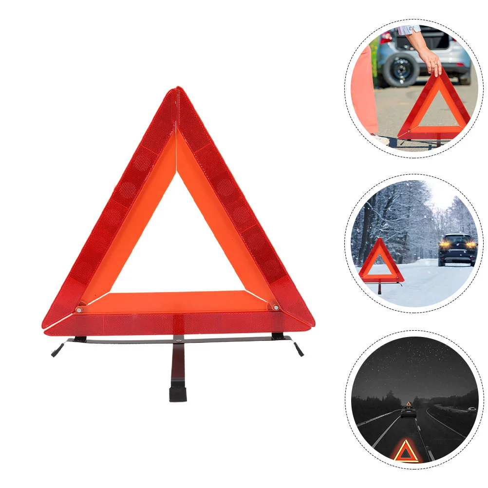 

Tripod Folding Roadside Triangles Frame Reflector Driveway Reflectors Warning Emergency Reflective