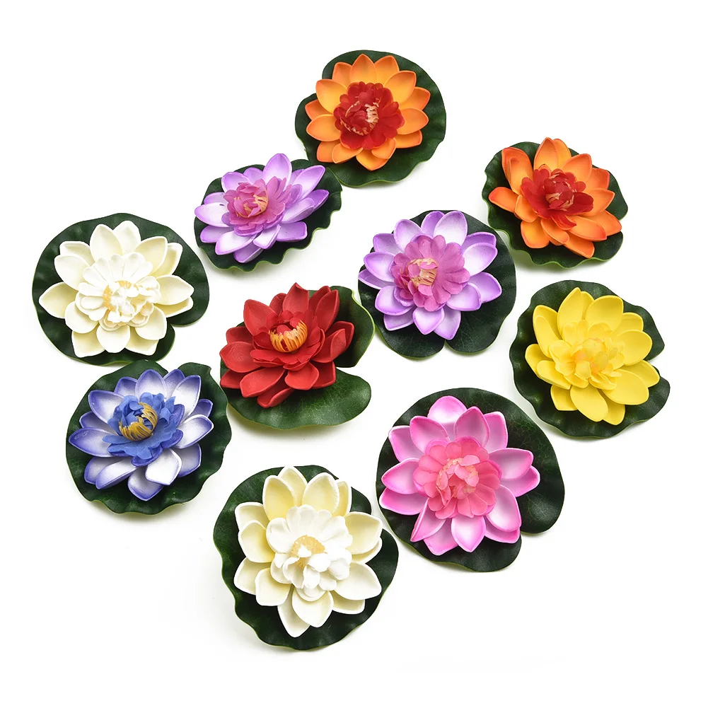 10pcs Artificial EVA Fake Lotus-Leaf Flowers Water Lily Floating Pool Plants Decor Non-toxic Garden Decoration Party Supplies
10pcs Artificial EVA Fake Lotus-Leaf Flowers Water Lily Floating Pool Plants Decor Non-toxic Garden Decoration Party Supplies
