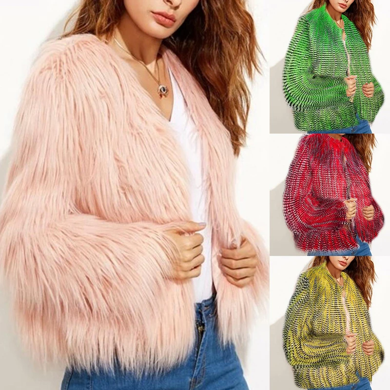 Женская зимняя повседневная однотонная Меховая куртка из искусственного меха, Женская Толстая теплая плюшевая верхняя одежда большого раз...
Женская зимняя повседневная однотонная Меховая куртка из искусственного меха, Женская Толстая теплая плюшевая верхняя одежда большого раз...