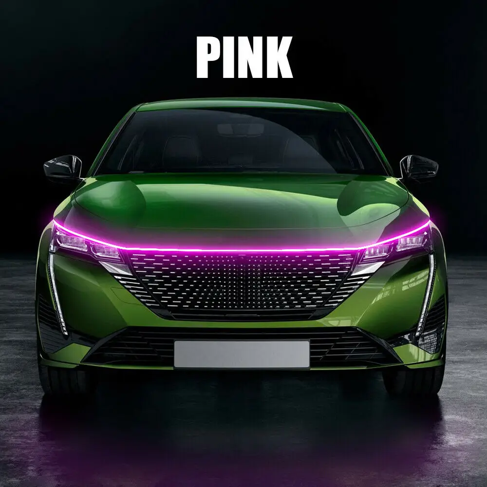 150cm Car DRL Led Lights Strip For Hood Flexible Car Engine Cover Decoration Headlight Universal Auto Daytime Running Lights 12V
150cm Car DRL Led Lights Strip For Hood Flexible Car Engine Cover Decoration Headlight Universal Auto Daytime Running Lights 12V